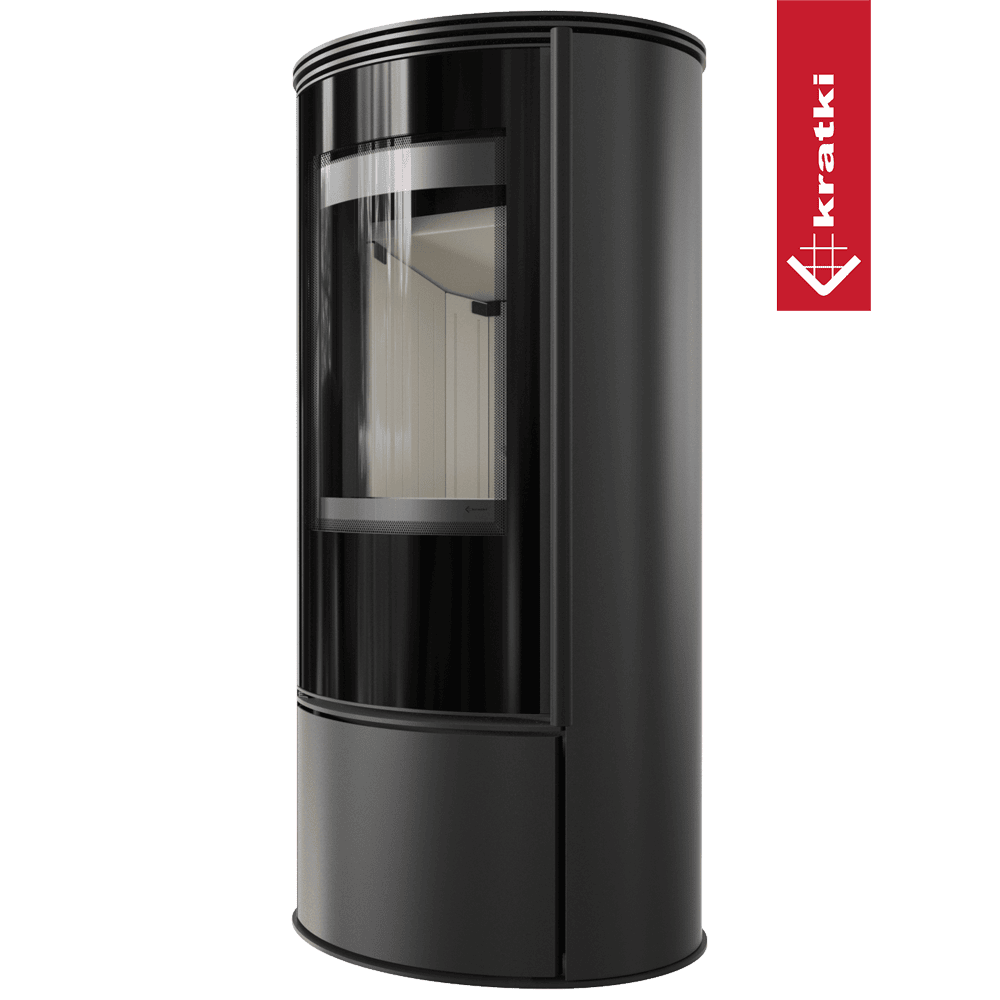 Kratki Kaminofen aus Stahl KRATKI ERIK Ø 150 5,5 kW