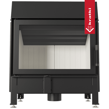Kratki Kamineinsatz aus Stahl KRATKI ZIBI 11 kW Ø 180 mit Türfeder