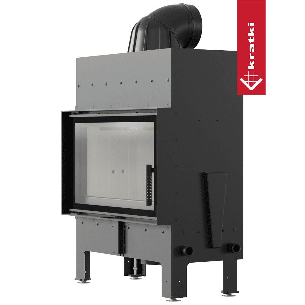 Kratki Kamineinsatz aus Stahl KRATKI FLOKI M 10 kW Ø 200