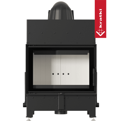 Kratki Luftkamin FLOKI S einfach 8 kW Ø 160 mit Schließmechanismus