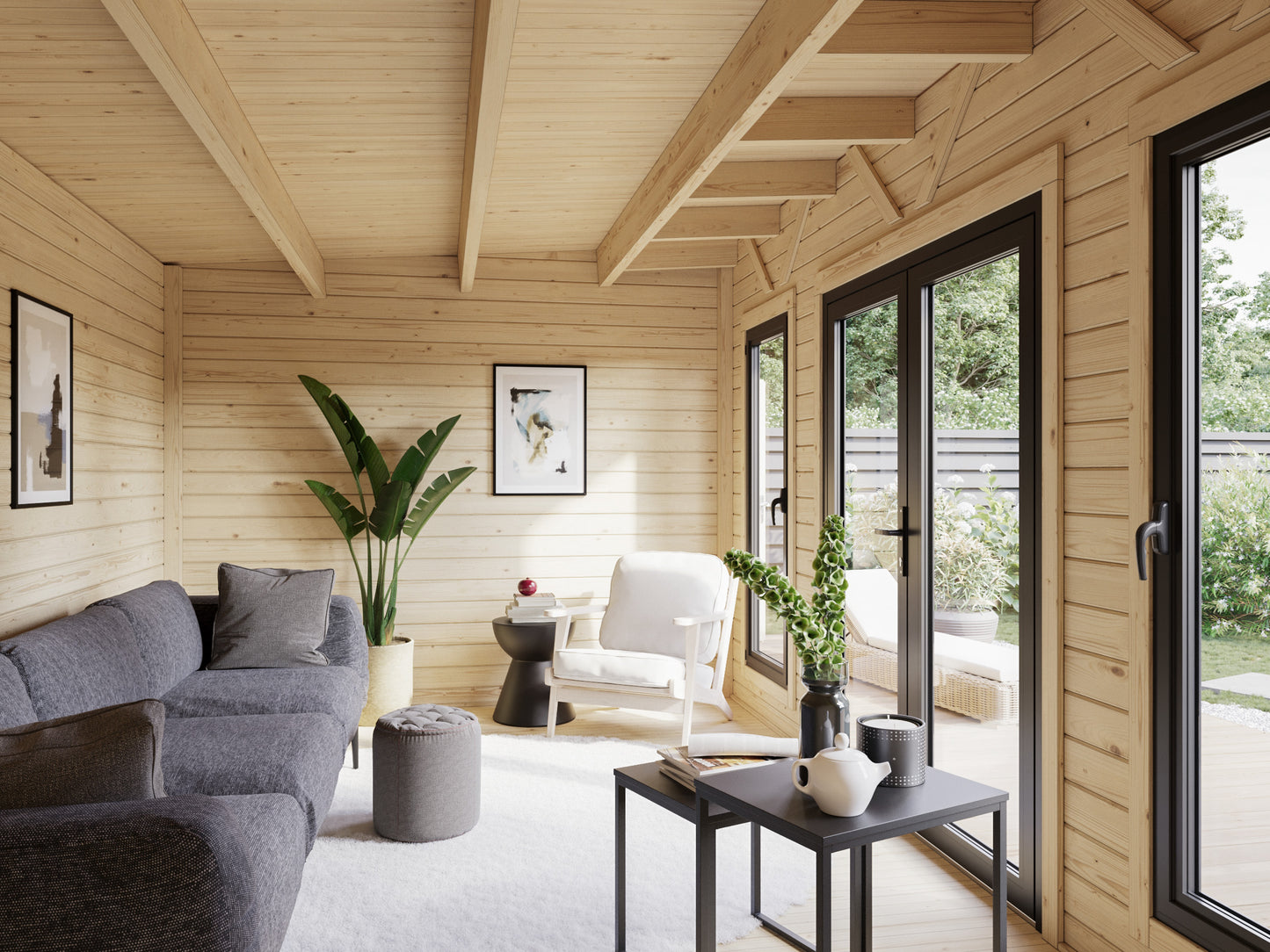 Palmako Aurelia 16,7 m2 - Transparent tauchgrundiert