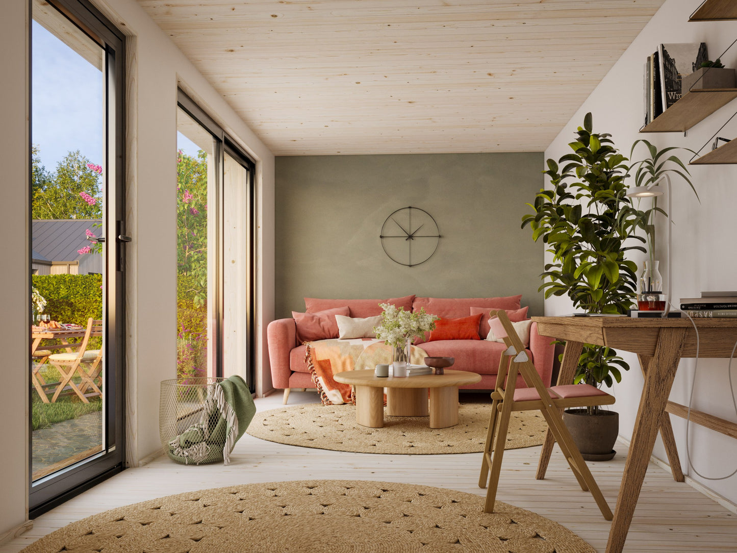Palmako Rebekka 13,6 m2 - Naturbelassen