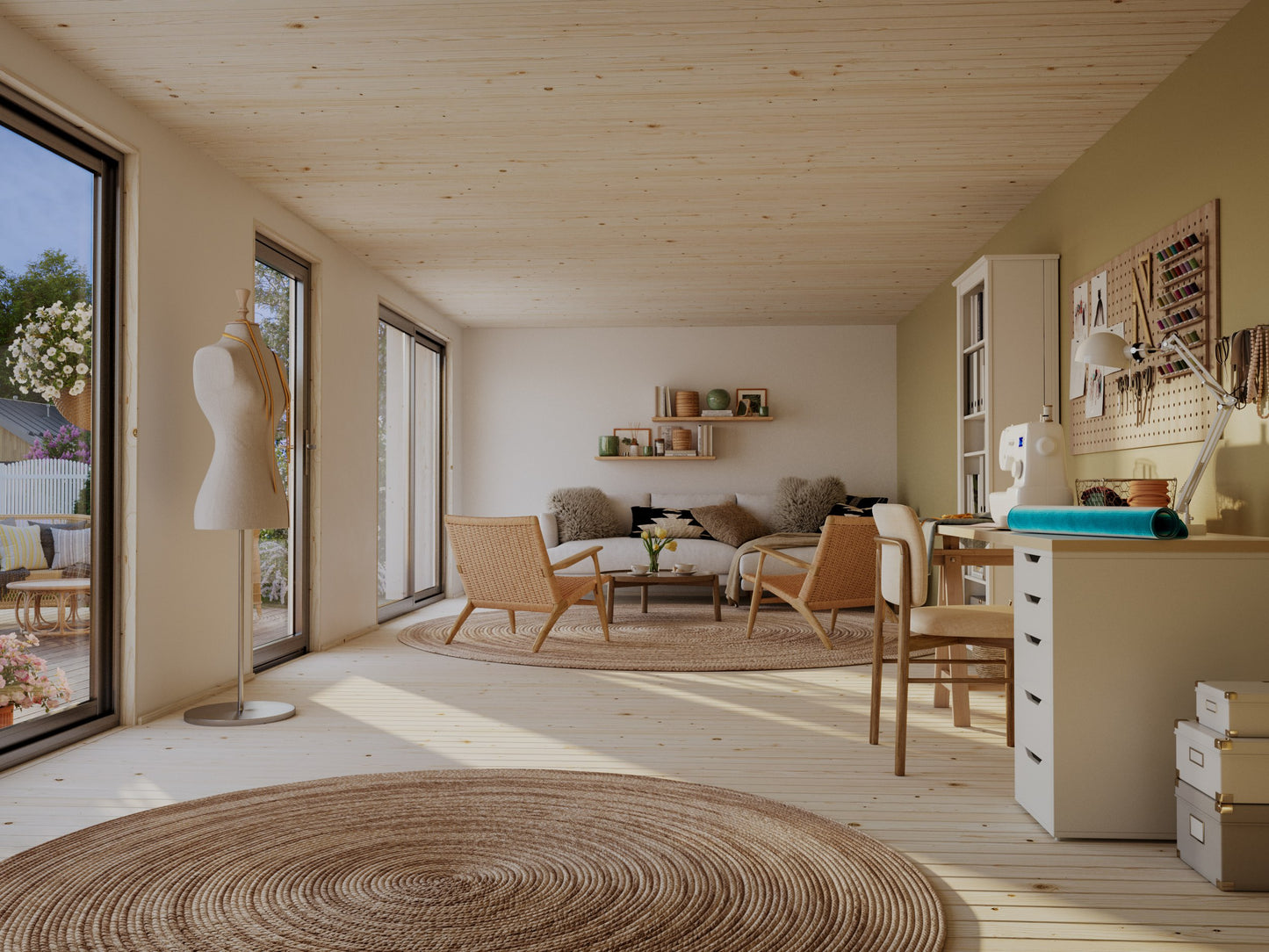Palmako Rebekka 31,8 m2 - Naturbelassen