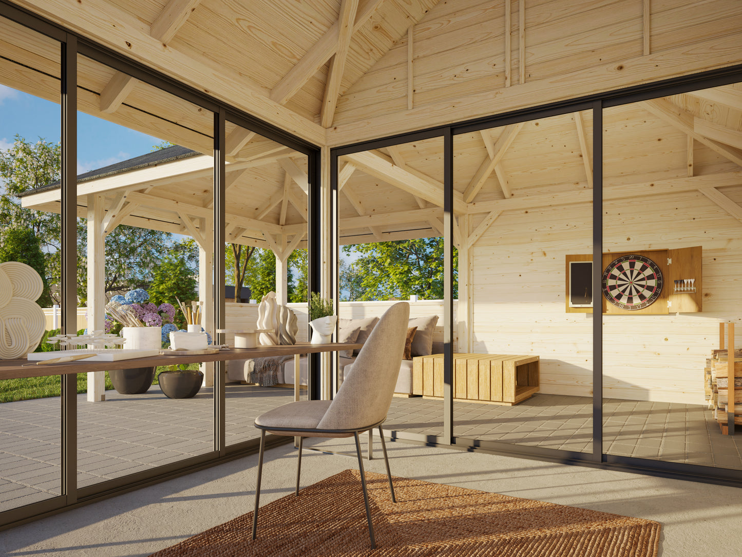 Palmako Bianca 24,9 m2 Set 210 Slide - Transparent tauchgrundiert