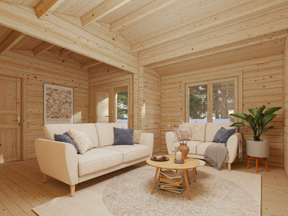 Palmako Anna 26,8+1,9 m2 - Naturbelassen