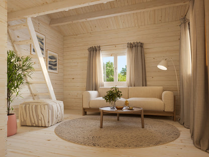 Palmako Emily 40,1+5,2 m2 - Naturbelassen