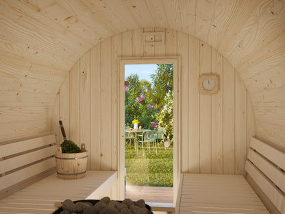 Palmako Anita 1,6+0,7 m2 - Naturbelassen