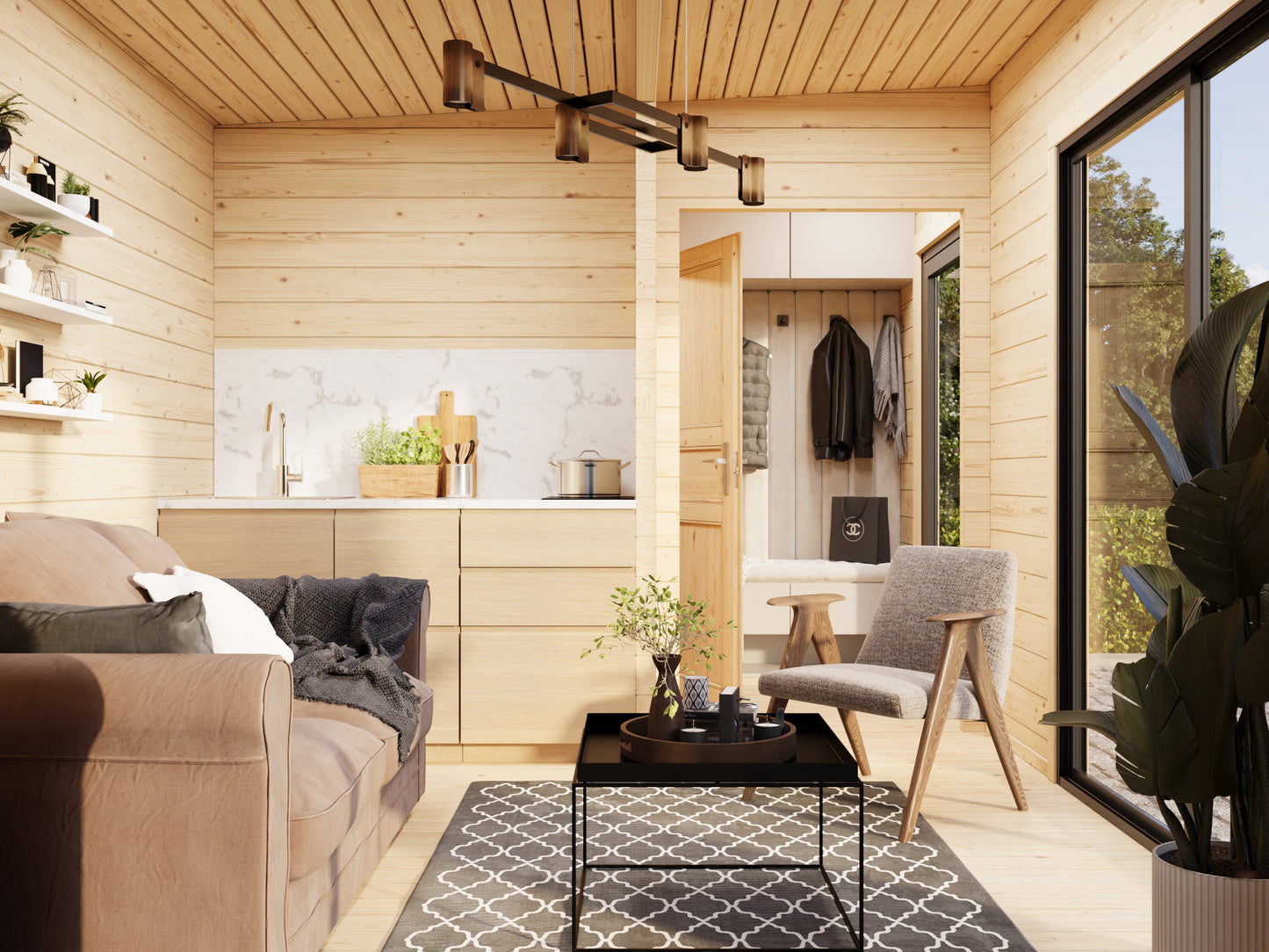 Palmako Cecilia 14,2 m2 - Naturbelassen