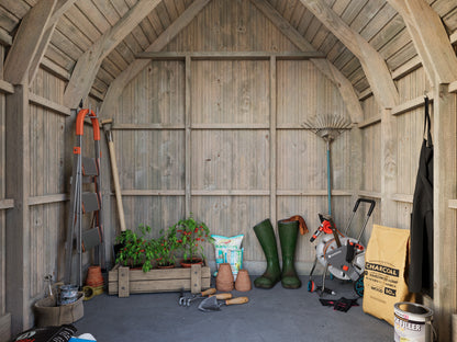 Palmako Emilia Gerätehaus 4,0 m2 - Grau kesseldruckimprägniert