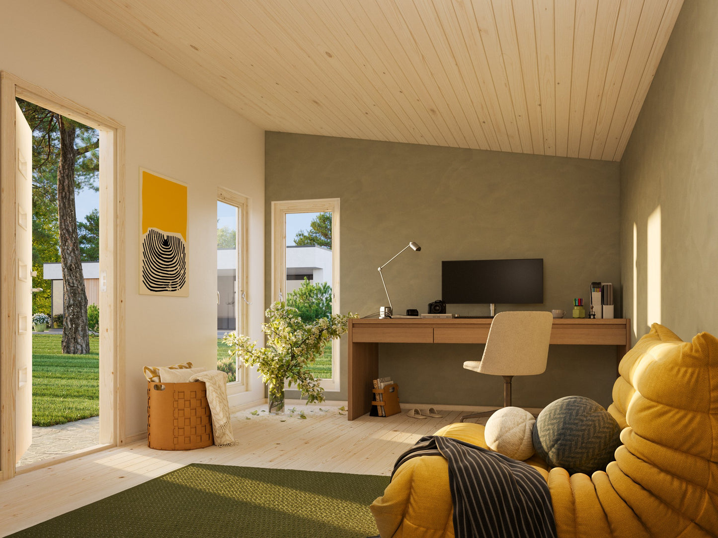 Palmako Etta 13,6 m2 - Naturbelassen