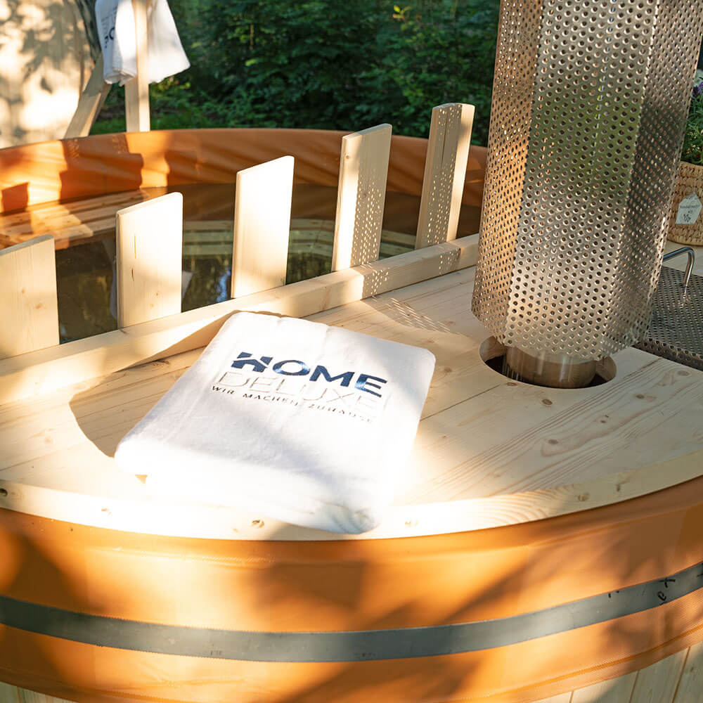 Home Deluxe Hot Tub mit Ofen SKANDI M - Ø180cm