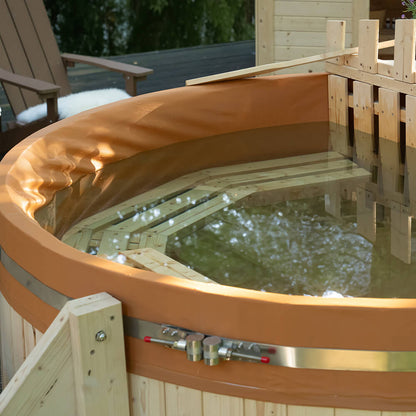 Home Deluxe Hot Tub mit Ofen SKANDI L - Ø210cm
