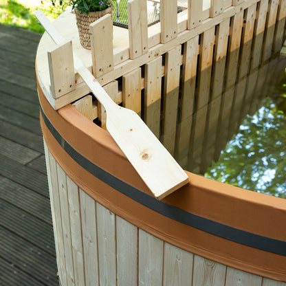 Home Deluxe Hot Tub mit Ofen SKANDI L - Ø210cm