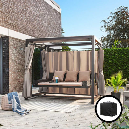 Home Deluxe Pavillon Gartenliege mit Abdeckung PROVENCE