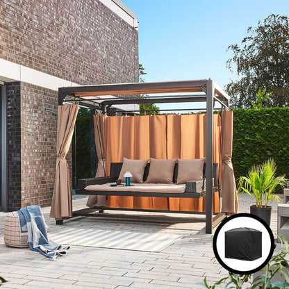 Home Deluxe Pavillon Gartenliege mit Abdeckung PROVENCE