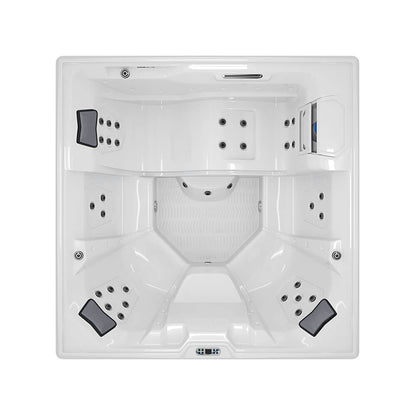 Home Deluxe Outdoor Whirlpool STREAM BIG PURE - 207 x 207 cm für 5 Personen