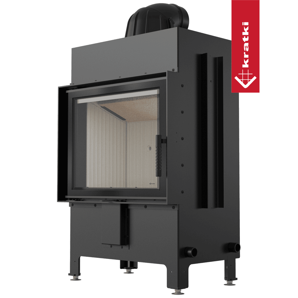 Kratki Kamineinsatz aus Stahl KRATKI LUCY 12 kW Ø 200