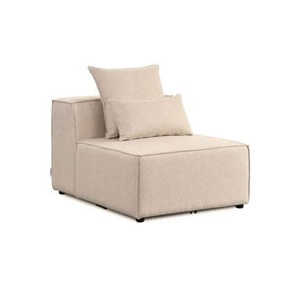 Home Deluxe Modulares Sofa Mittelsofa VERONA - 120 x 87 cm Beige