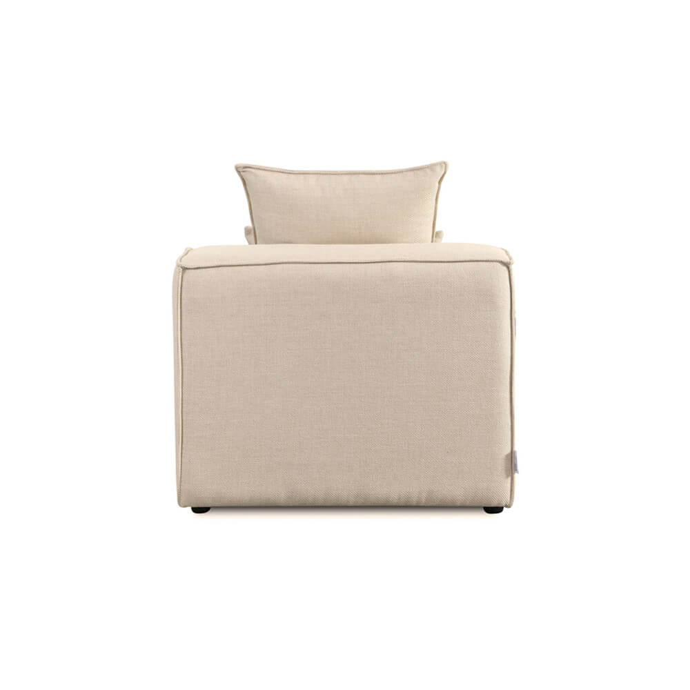 Home Deluxe Modulares Sofa Mittelsofa VERONA - 120 x 87 cm Beige
