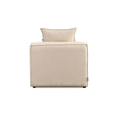 Home Deluxe Modulares Sofa Mittelsofa VERONA - 120 x 87 cm Beige
