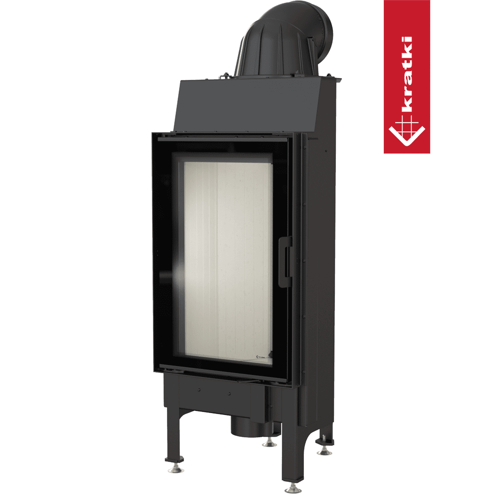 Kratki Kamineinsatz aus Stahl KRATKI NADIA 9 kW Ø 200