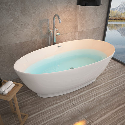 Home Deluxe Freistehende Badewanne DELIA - 180 x 90 cm