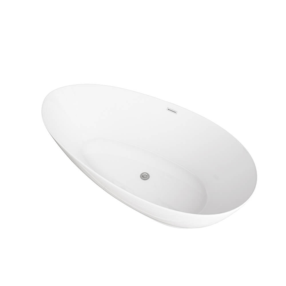 Home Deluxe Freistehende Badewanne DELIA - 180 x 90 cm