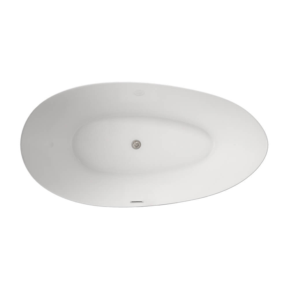 Home Deluxe Freistehende Badewanne DELIA - 180 x 90 cm