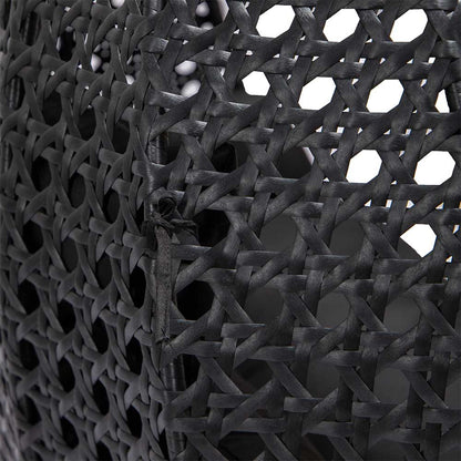 Home Deluxe Polyrattan Hängesessel TWIN - Schwarz für 2 Personen