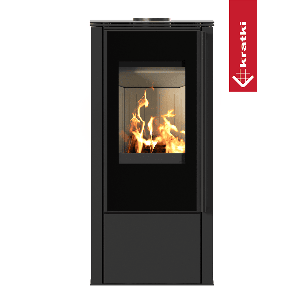 Kratki Kaminofen aus Stahl KRATKI HATI Ø 150 5,5 kW