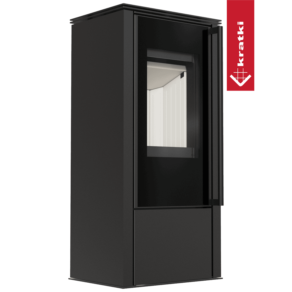 Kratki Kaminofen aus Stahl KRATKI HATI Ø 150 5,5 kW