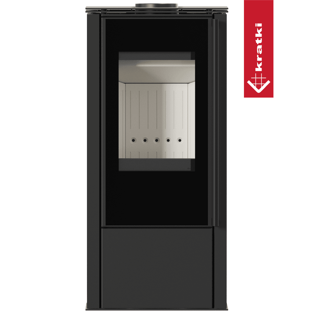 Kratki Kaminofen aus Stahl KRATKI HATI Ø 150 5,5 kW
