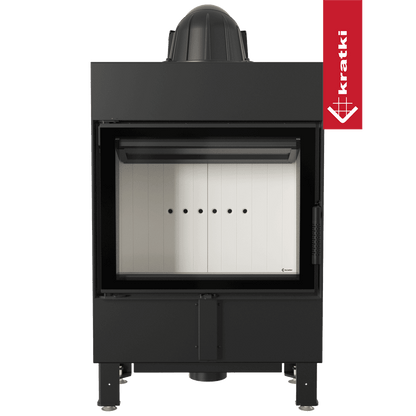 Kratki Kamineinsatz aus Stahl KRATKI LUCY SLIM 8 kW Ø 160