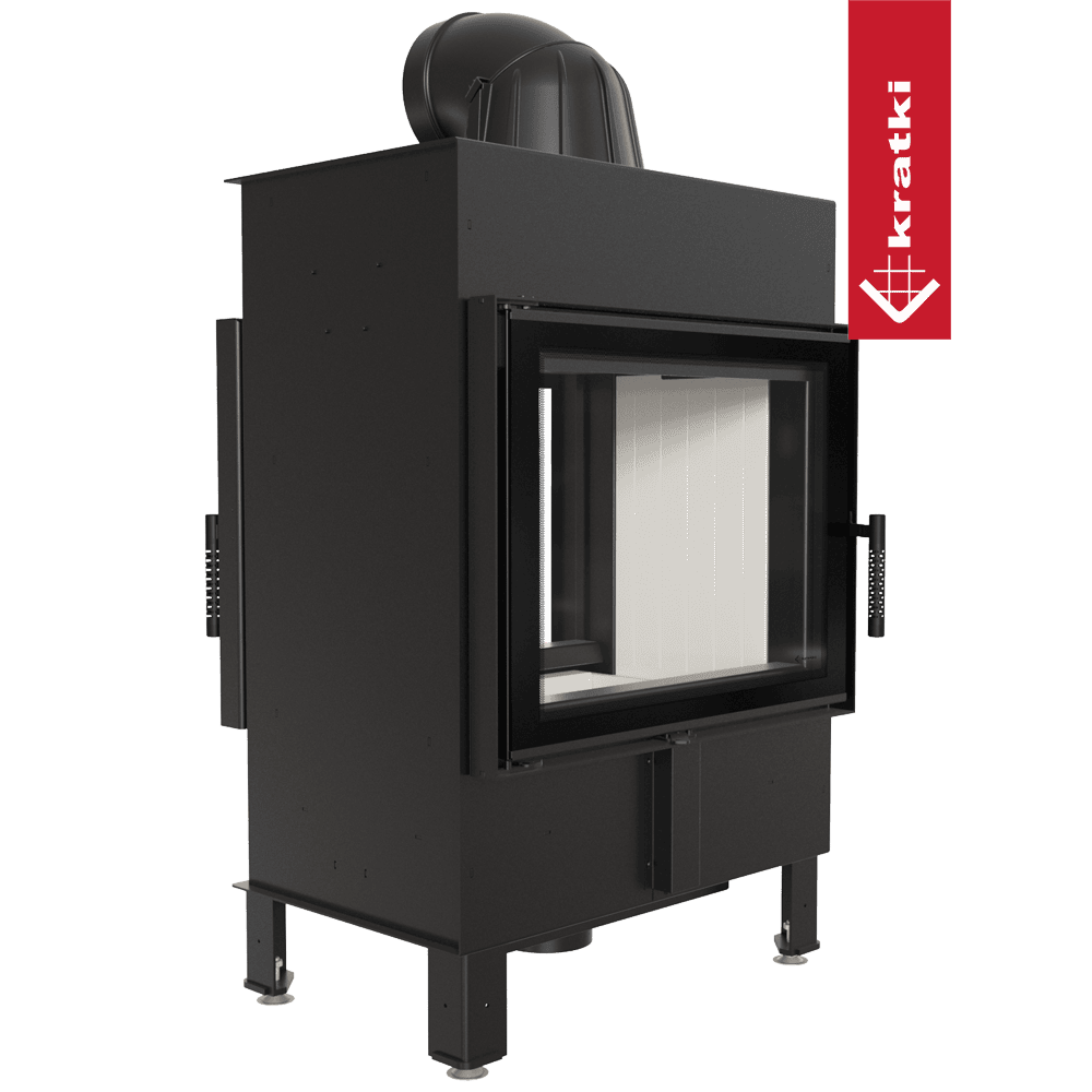 Kratki Kamineinsatz aus Stahl KRATKI LUCY TUNNEL 12 kW Ø 200