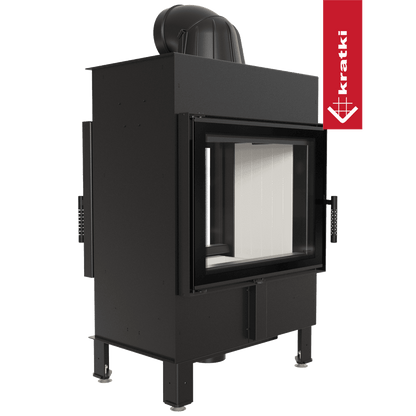 Kratki Kamineinsatz aus Stahl KRATKI LUCY TUNNEL 12 kW Ø 200