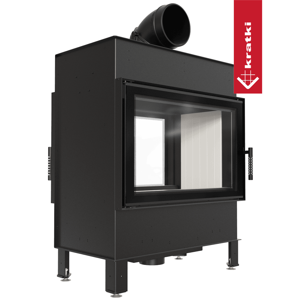 Kratki Kamineinsatz aus Stahl KRATKI LUCY TUNNEL 14 kW Ø 200