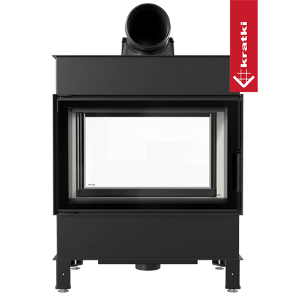 Kratki Kamineinsatz aus Stahl KRATKI LUCY TUNNEL 14 kW Ø 200