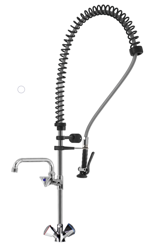 KBS Gastrotechnik EASY Geschirrwaschbrause mit Schwenkhahn und Brausekopf BEST-Home