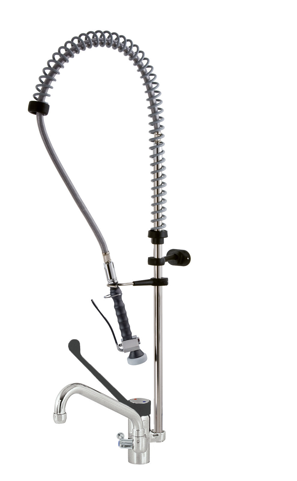 KBS Gastrotechnik STYL Hebel-Geschirrwaschbrause mit Schwenkhahn und Brausekopf NEW
