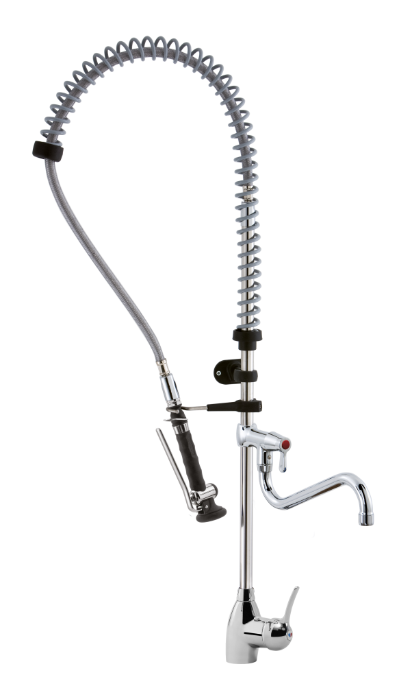 KBS Gastrotechnik STYL Hebel-Geschirrwaschbrause mit Schwenkhahn und Brausekopf BEST-PRO