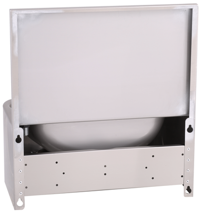 KBS Gastrotechnik Handwaschbecken halbrunde Form BxTxH 48x35x52cm