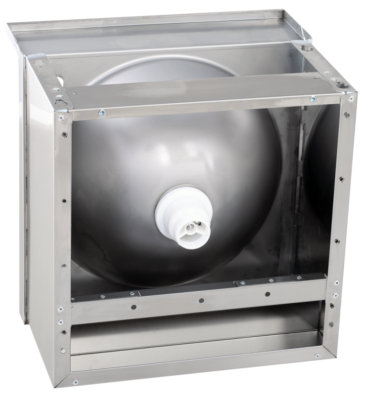 KBS Gastrotechnik Handwaschbecken eckige Form ohne Mischbatterie BxTxH 40x40x23,5cm
