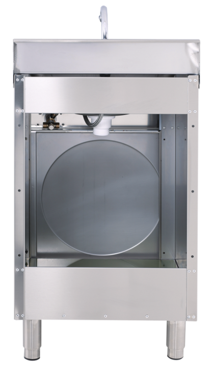 KBS Gastrotechnik Handwaschbecken eckige Form, 50x50x85 cm