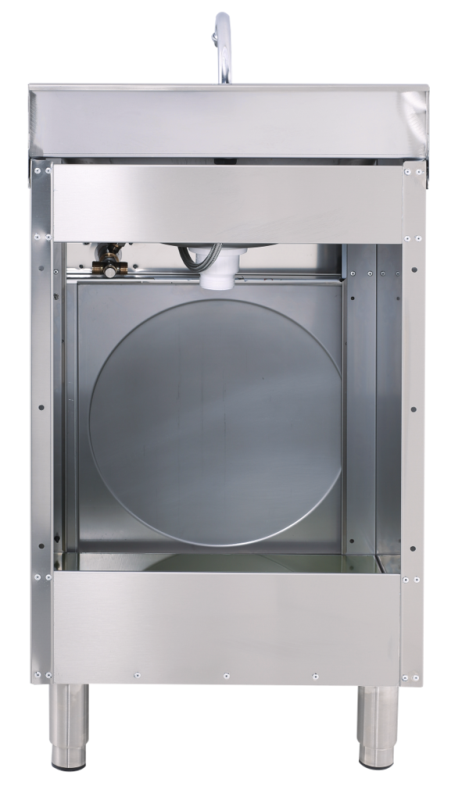 KBS Gastrotechnik Handwaschbecken eckige Form, 50x40x85 cm