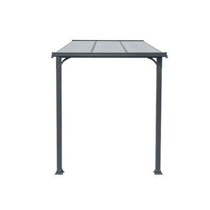 Home Deluxe Vordach Haustür CUBIS M - 222 x 150 cm Anthrazit