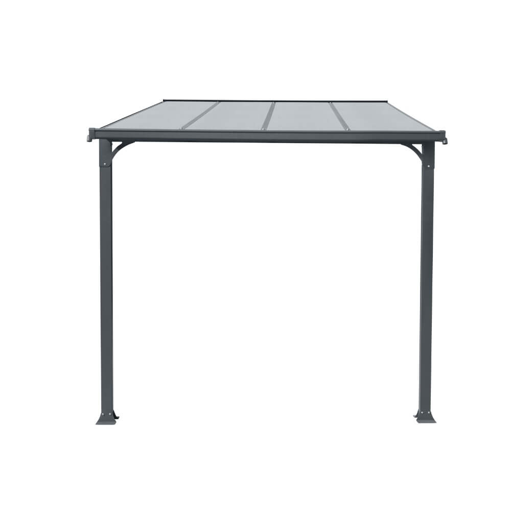Home Deluxe Vordach Haustür CUBIS L - 294 x 150 cm Anthrazit
