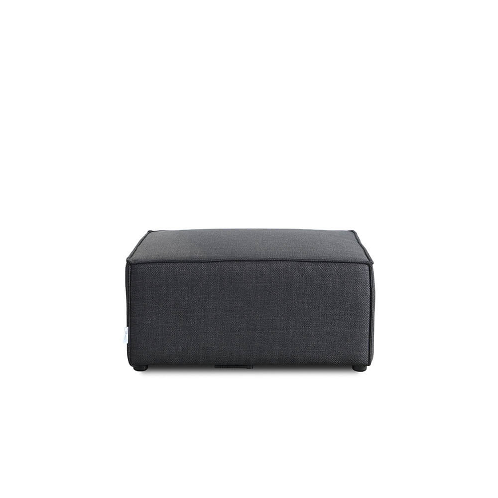 Home Deluxe Modulares Sofa Hocker VERONA - 87 x 87 cm Anthrazit
