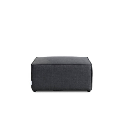 Home Deluxe Modulares Sofa Hocker VERONA - 87 x 87 cm Anthrazit
