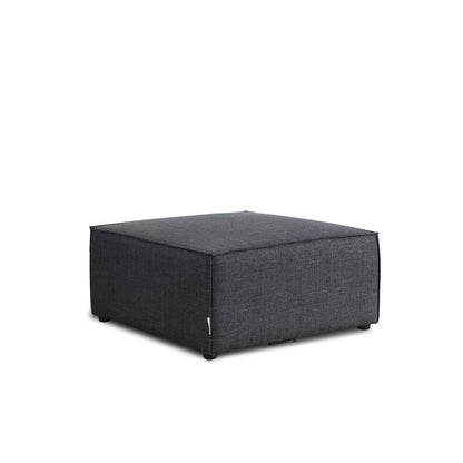 Home Deluxe Modulares Sofa Hocker VERONA - 87 x 87 cm Anthrazit