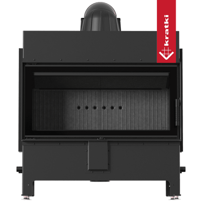 Kratki Kamineinsatz aus Stahl KRATKI LUCY 16 kW Ø 200 schwarz Verkleidung